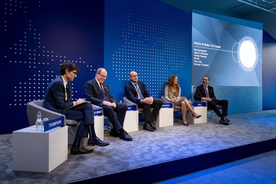 Kerstin Forsberg speaking at the World Economic Forum, Davos 2020
