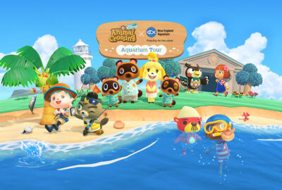 Characters from Animal Crossing: New Horizons Aquarium Tour